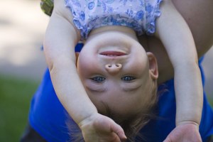 Sarah Easter upside down